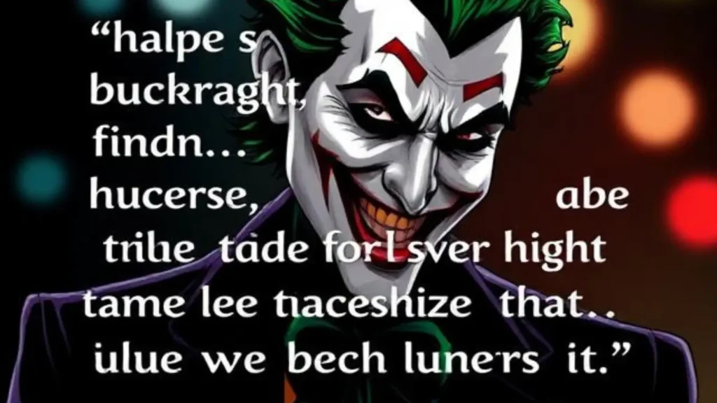 Joker Quotations