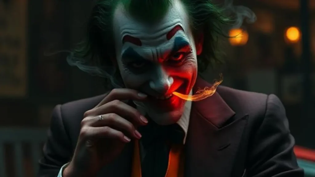 joker smoking