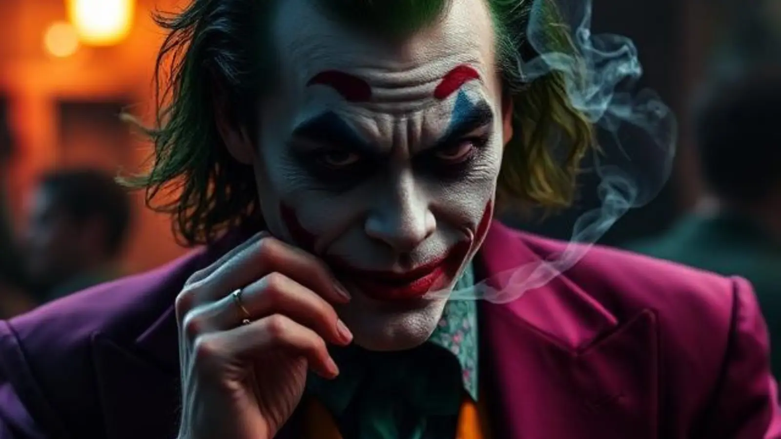 joker smoking